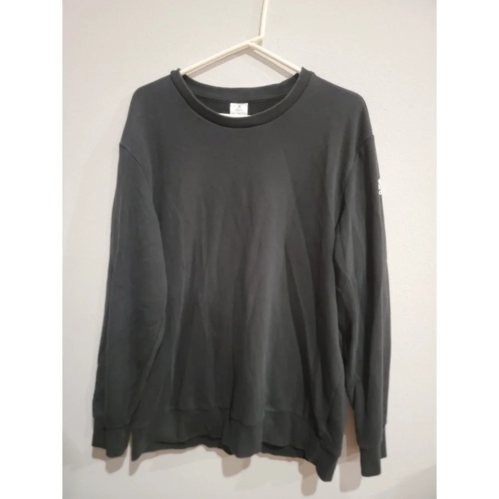 Adidas Tango Soccer Crewneck‎ Sweatshirt Black Graphic Large Logo Pullover XL